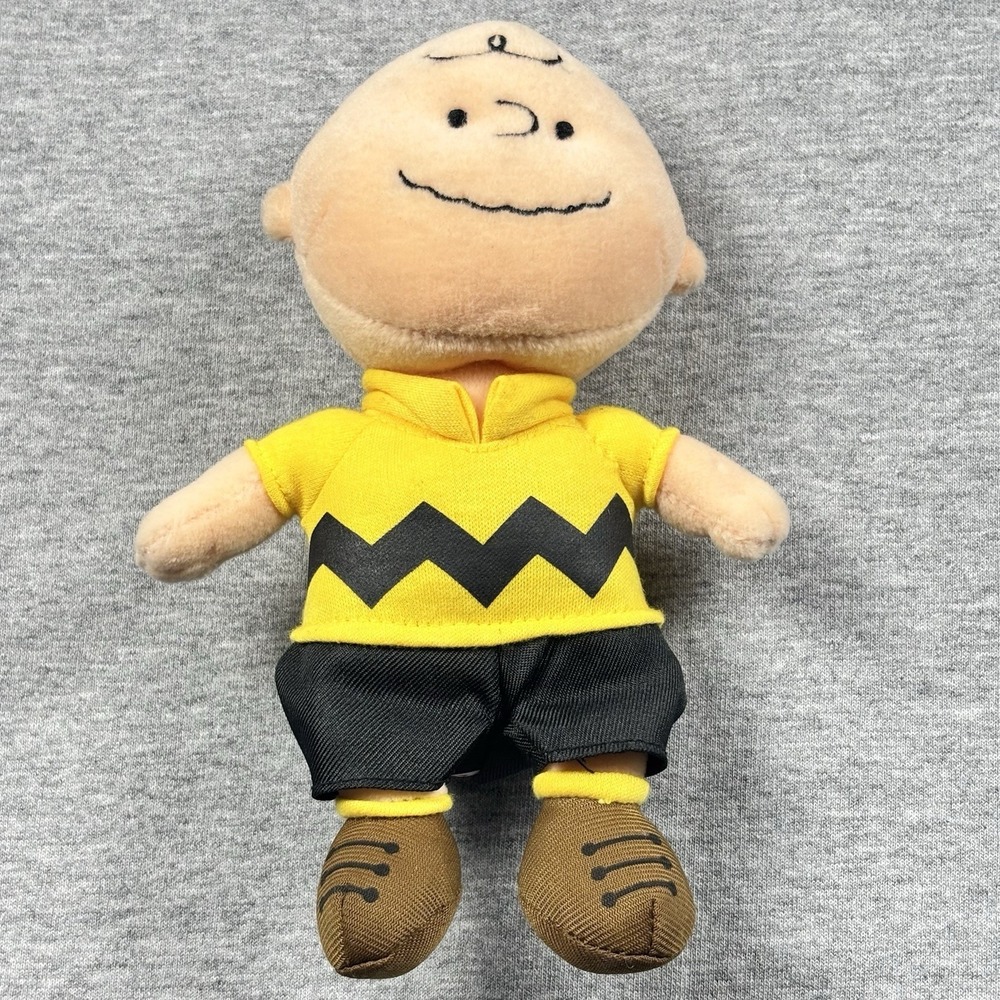 Ty CHARLIE BROWN Beanie Baby‎ Peanuts Gang Plush Stuffed Toy